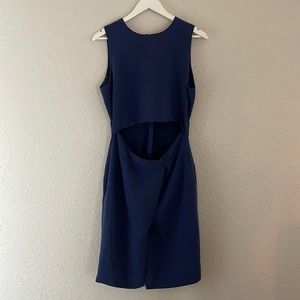 Oxford Australia cutout dress navy